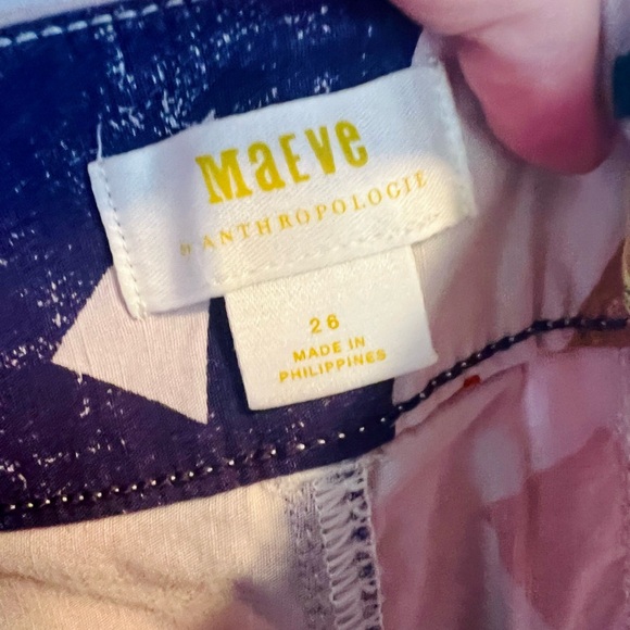 Anthropologie Multicolor Graphic Wide-Leg Pants - Picture 8 of 9